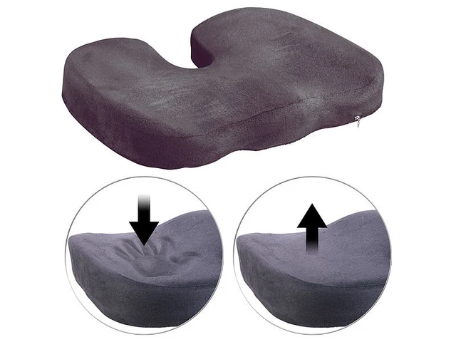Coussin à mémoire de forme pour siège de voiture et bureau - Lescars