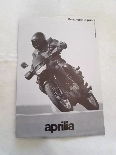 APRILIA PEGASO V SUZUKI DR650RE ROAD TEST Motorcycle Sales Brochure c1995