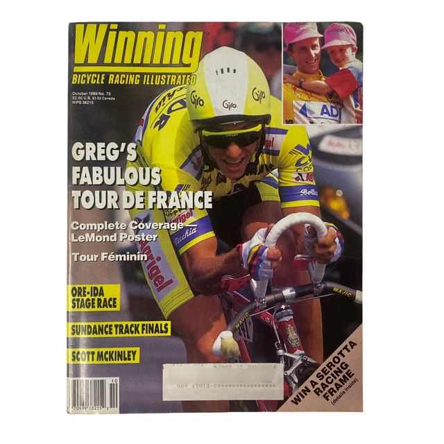 WINNING BICYCLE RACING Illustrated October 1989 No. 75 Greg LeMond VG £ ...