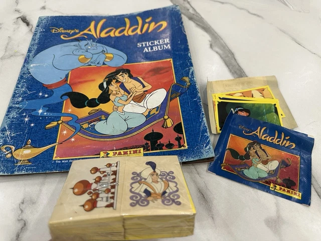 PANINI DISNEY'S ALADDIN Complete Full Stickers set with Empty Album ...