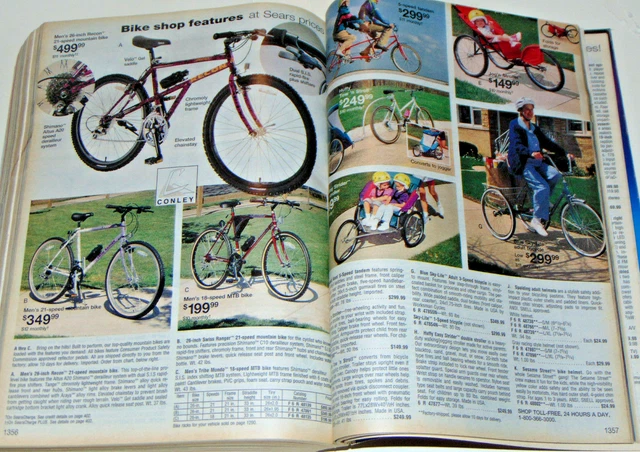 VINTAGE 1993 SEARS Spring & Summer Catalog! 1500 Pages! Clothes/Bikes ...