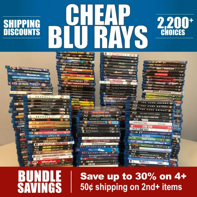 BLU RAYS (Se thru Th) **BUNDLE DISCOUNT, ONLY $.50 SHIPPING ON 2nd+ ITEMS**