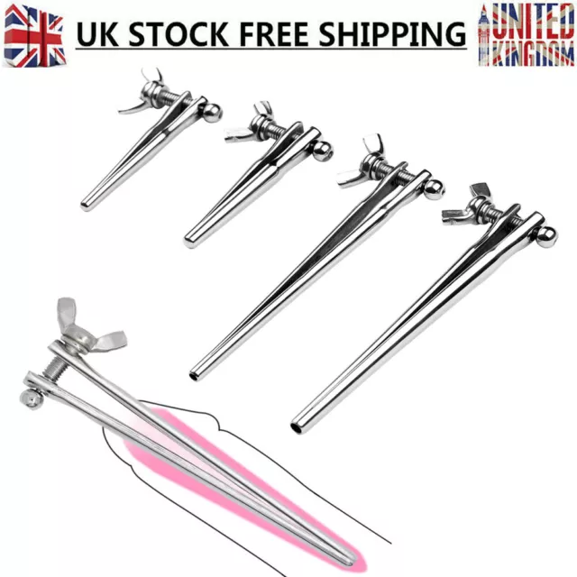 Urethral Catheter Plug Adjustable Stainless Steel Urethral Dilator Men Toys NEW