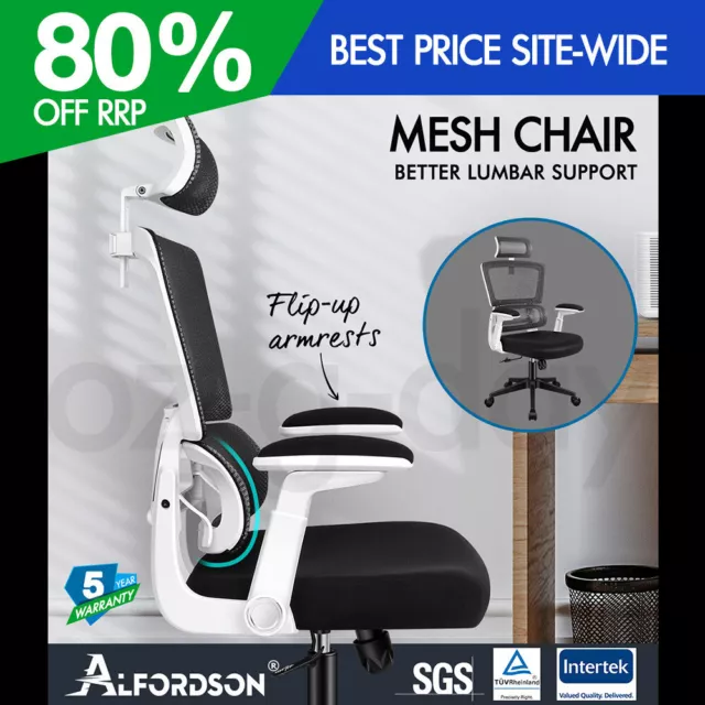 ALFORDSON Mesh Office Chair Executive Computer Chairs Study Work Gaming Seat