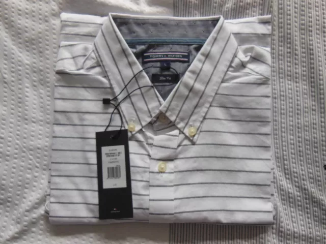 Men's Tommy Hilfiger long sleeve shirt size L new with tags see description