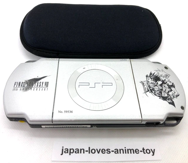 PSP-2000Z Crisis Core Final Fantasy VII Ltd Silver Console Sony FF7 from Japan