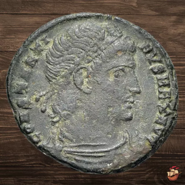 Byzantine Follis coin - Constantine I (306-337 AD) Constantinople GLORIA EX*M081