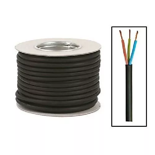 Rubber Cable 4Mm 3 Core H07Rn-F Ho7Rnf Tough Heavy Duty Cable