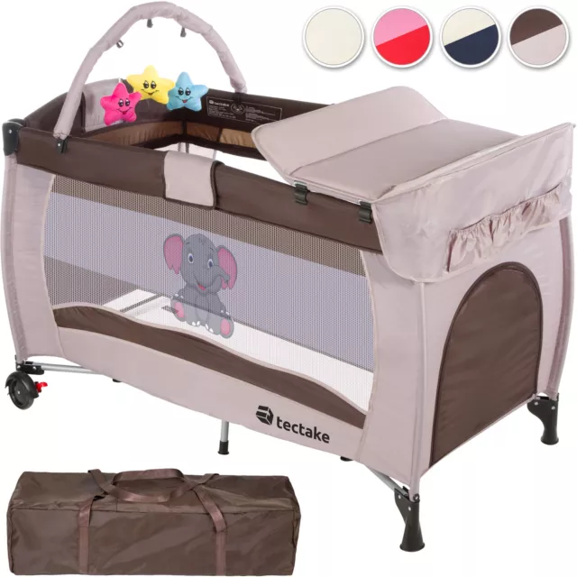 Cot Bed Travel Baby With Mattress Portable Bedding Set Playpen Changing Mat