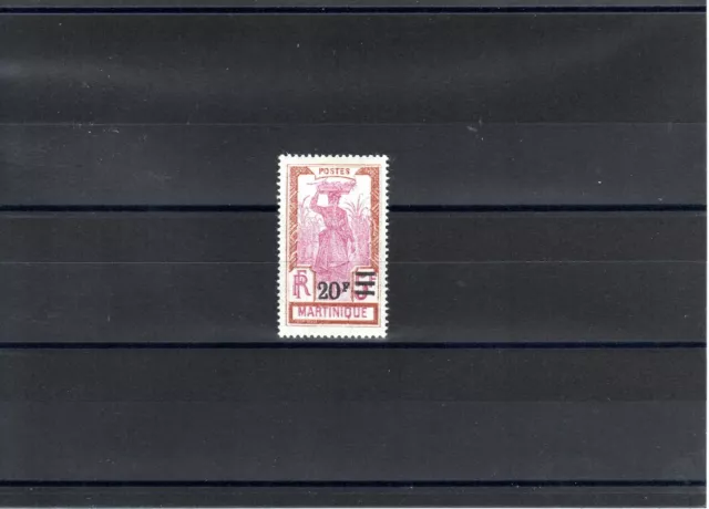 Timbre Martinique France Colonie 1924 N°119 Neuf* Mh