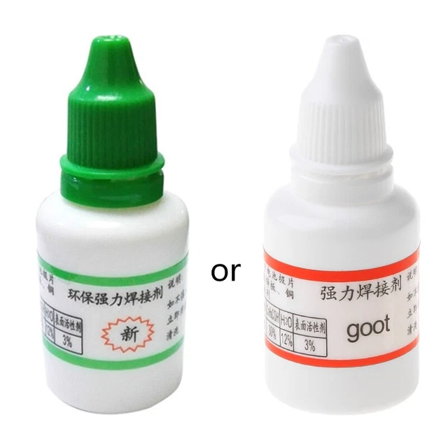 1 Mini Bottle 25ml No-clean Flux Stainless Steel White Plate Powerful Rosin
