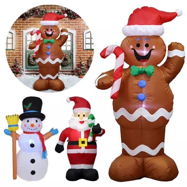 Claus Lighted Dolls Lights LED Christmas Inflatable Dolls Inflatable Model Toys