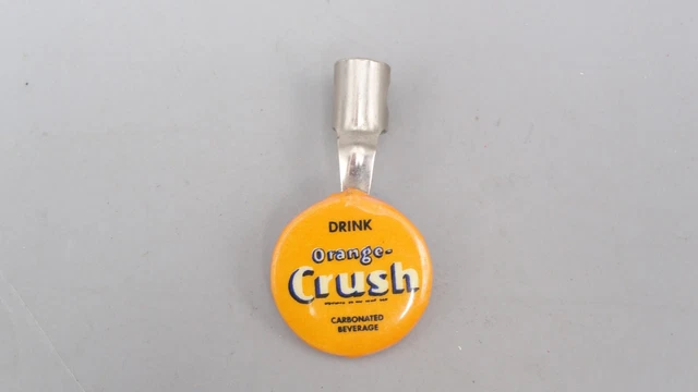 Vintage Orange Crush Carbonated Beverage Soft Drink Soda Pencil Topper / Clip