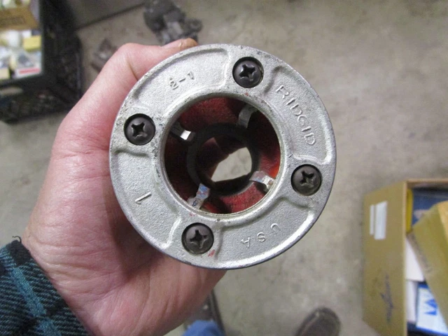 NOS Ridgid 1" NPT Die Head With Dies For 11R Pipe Threader  USA