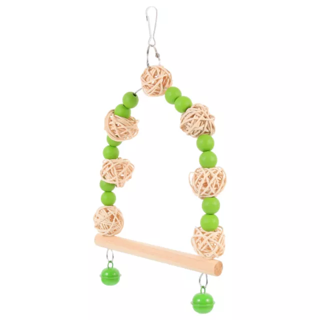 Vogelkäfig Hängematte Kletterspielzeug für Papageien wood stand for cage swing