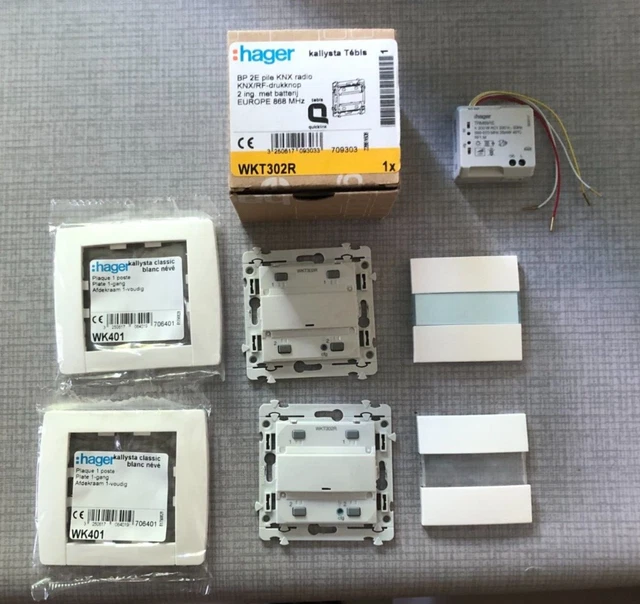 Kit Eclairage Radio variable SANS FIL WKT302R x2 TRM691E KALLYSTA