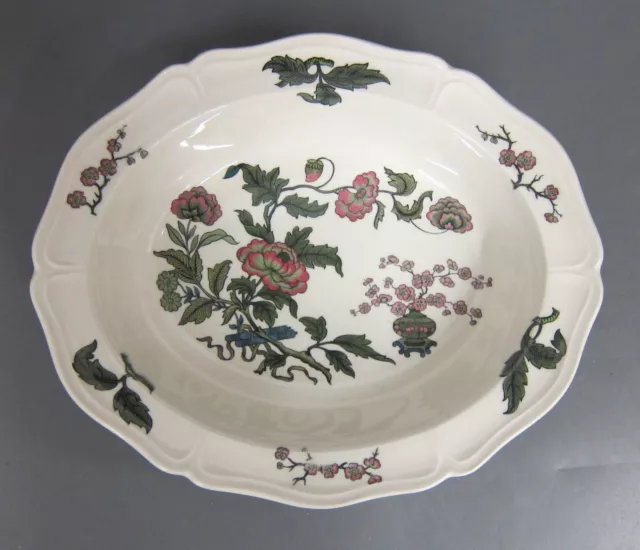 Flache ovale Schüssel Schale Wedgwood Mandarin 