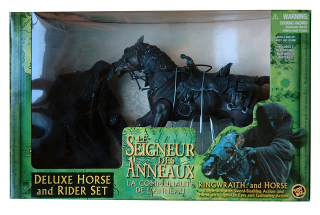 Figurine Le Seigneur Des Anneaux : Ringwraith Et Cheval - Pack Deluxe Toy Biz 2001 - Neuf Scellé