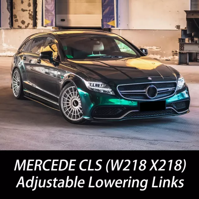 For 2011-17 Mercedes Benz CLS Adjustable Lowering Links Air Suspension Kit W218