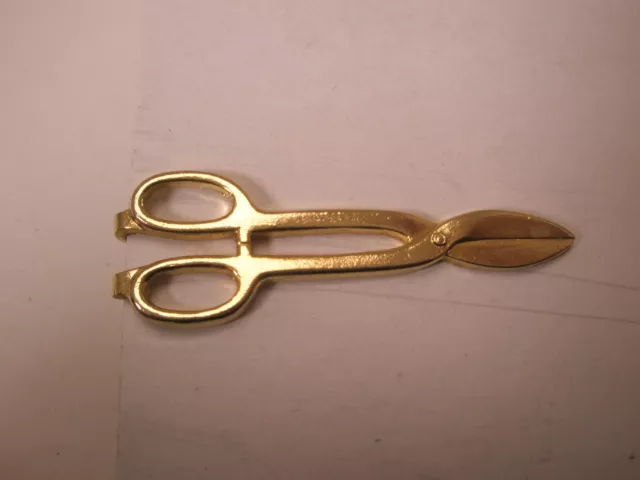 .Sheetmetal Shears Vintage SMALL Tie Bar Clip tin aviation compound snips tools