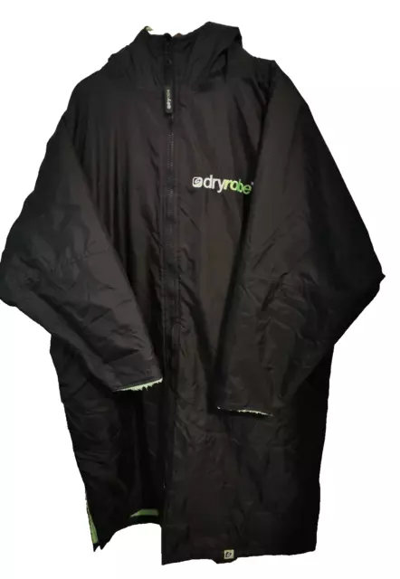 Dryrobe Advance Negro/Verde Mangas Largas Talla Grande L Vestido Seco