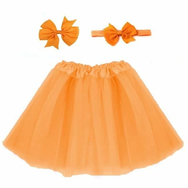 Neonati Bambine Dolce Carino Gonna Tutù & Fascia Capelli Clip Set Fotografia 9