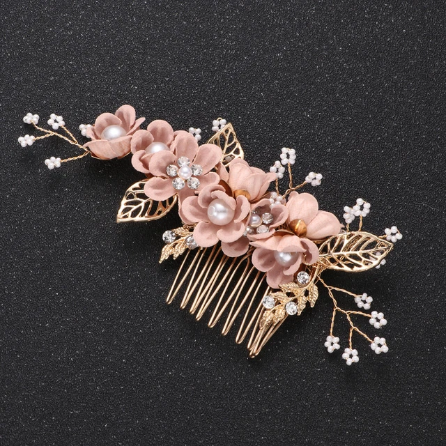 Bride Crystal Hair Clips Rhinestones Comb Wedding Headpiece