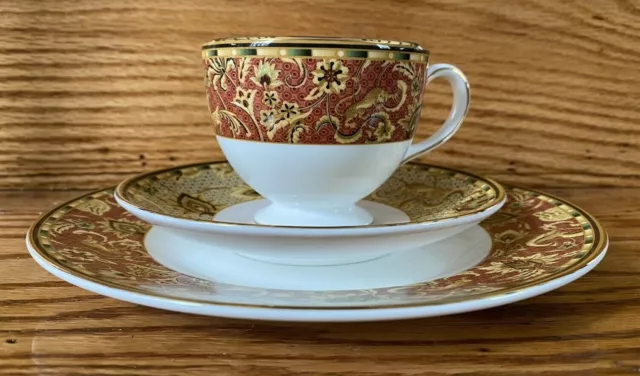 Wedgwood Teacup Saucer Cake Plate Persia Mint Salad Set China