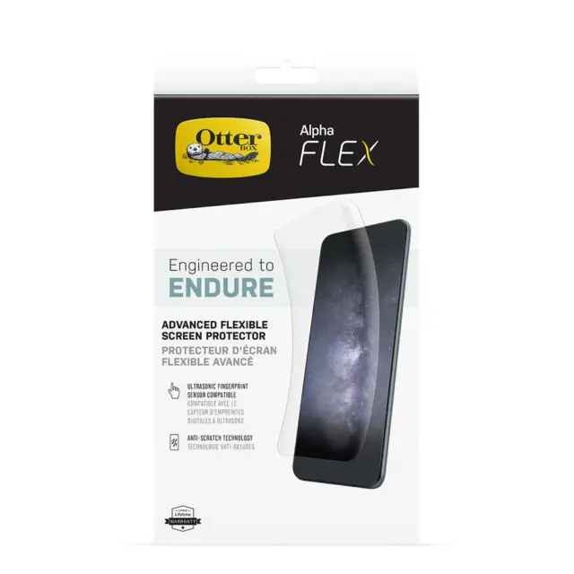 Otterbox Alpha Flex Antimicrobial Screen Protector For Google Pixel 7 Pro-Clear