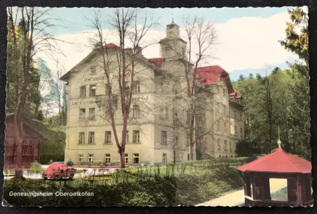 schöne alte Postkarte „Genesungsheim“ Oberoelkofen bei Grafing 85567 Bayern