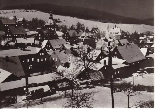 uralte AK Kurort und Spielzeugdorf Seiffen Erzgebirge 1975 Teilansicht //10