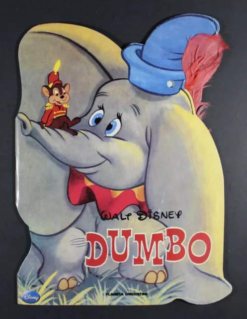 2009 Walt Disney DUMBO Vintage Book Reissue WITH FEATHER!! Planeta Agostini