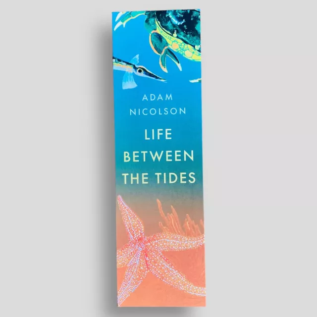 Life Between The Tides Adam Nicolson PROMOTIONAL BOOKMARK -not the book