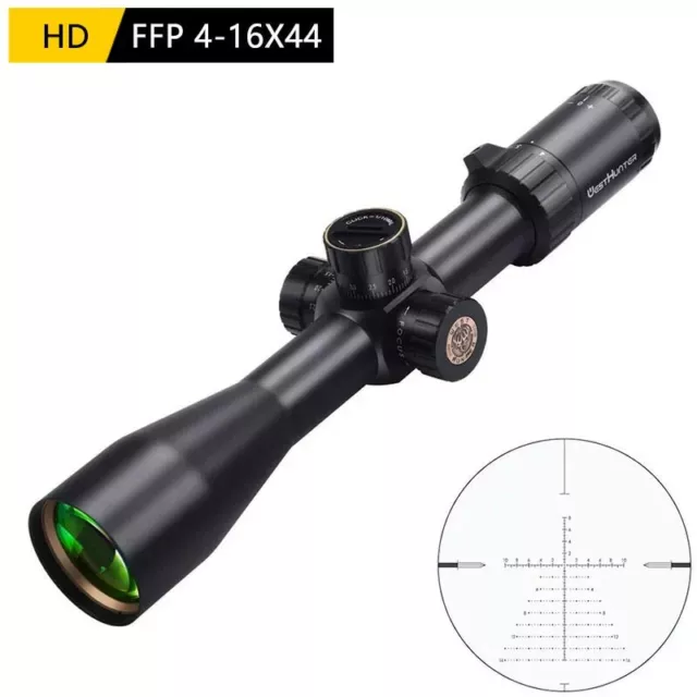 Westhunter HD 4-16x44FFP Jagd Zielfernrohr Erste Fokusebene 30mm Kaliber .308 3