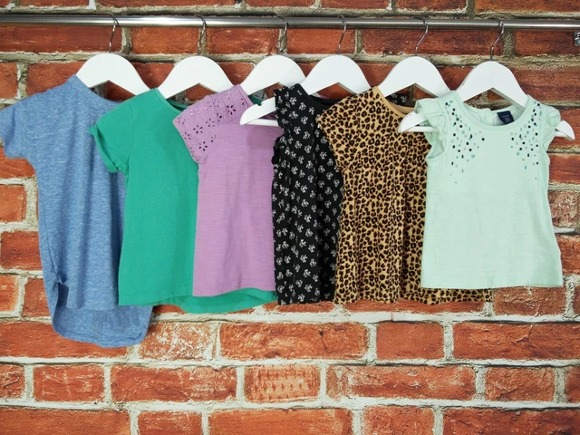 Baby Girl Bundle Age 12-18 Months Next Gap Top T-Shirt Summer Short Sleeved 86Cm