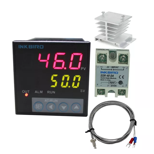 Inkbird PID Temperature Controller 100V 240V Thermostat ITC-106VH K Sensor DASSR