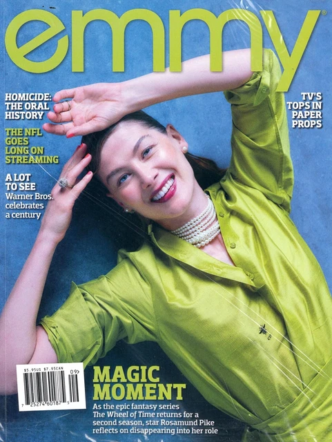 EMMY MAGAZINE - September 2023 - Rosamund Pike (Cover) Magic Moment