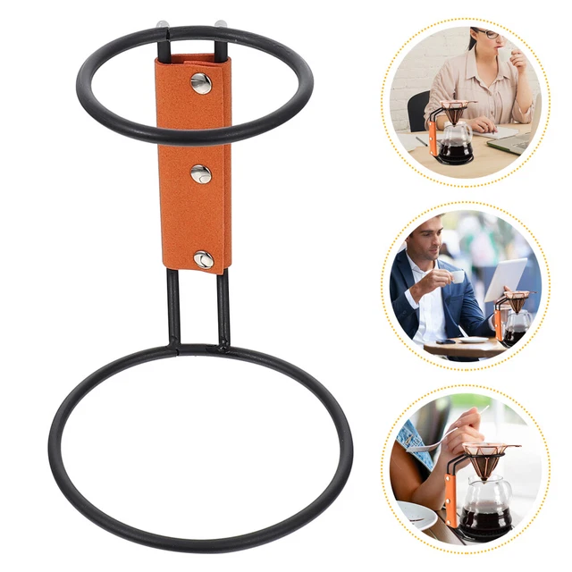 Scaffale Porta Macchina Da Caffè Oniissy Bianco Con Cassetto E Organizer Per Capsule – 42,5x32x11 Cm, In Metallo Robusto