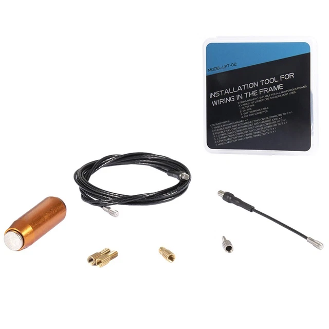 Lot De 10 Attaches Câble De Frein Vélo En Alliage Doré - Clips En C Pour Gaine, Avant/arrière, Universel