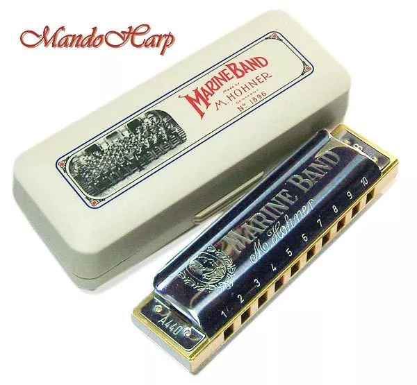 Hohner Harmonica - 1896/20 Marine Band Classic (Key of A) NEW 2