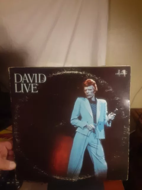 DAVID BOWIE Live First Pressing Vinyl Record Album 2 LP Gatefold W Inner Sleeves