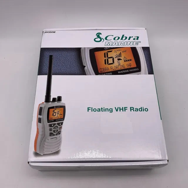 Radio VHF flotante Cobra MR HH350 FLT 6 vatios - blanca