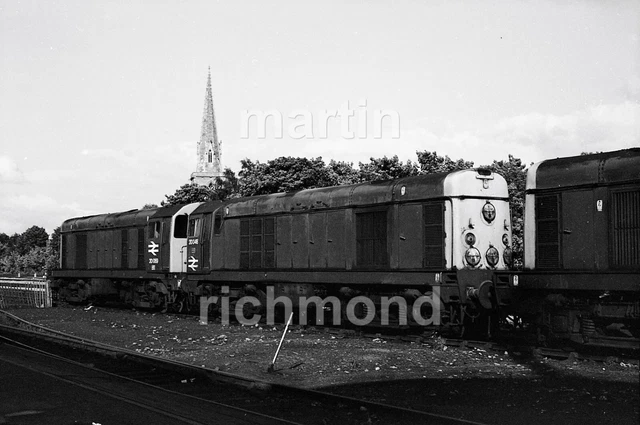 SWINDON CLASS 20'S 20069 & 20048 October 1981 35mm Railway Negative ...