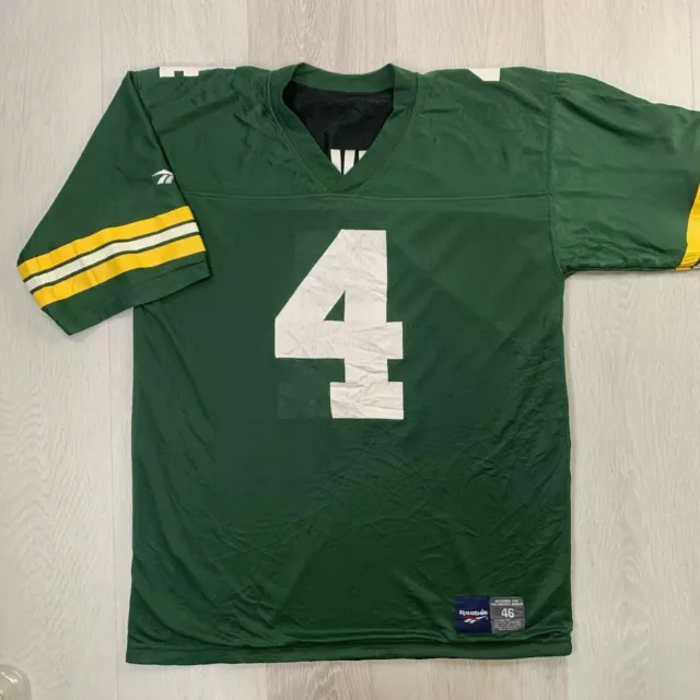 Reebok Green Bay Packers Brett Favre Reversible Gridiron Jersey Size 46 (M Aprx)