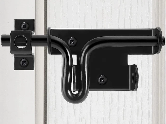 Door Lock Bolt Gate Latch - Heavy Duty Fence Slide Latches Outdoor Doors Latches