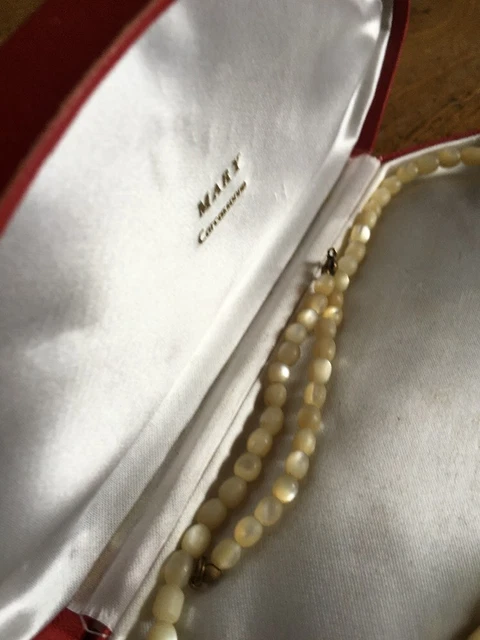 Collier Ancien En Perles De Nacre - Parfait état - Bijou Vintage élégant