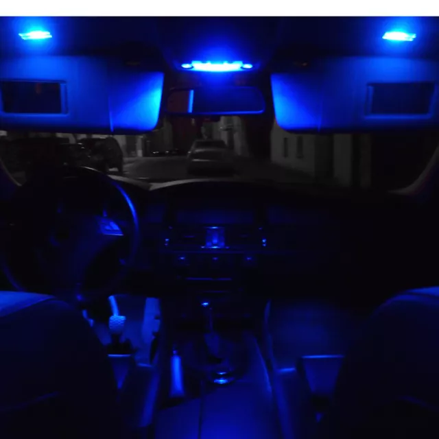 SMD LED Innenraumbeleuchtung Mercedes E-Klasse W212 Limousine blau MB Set  blaue