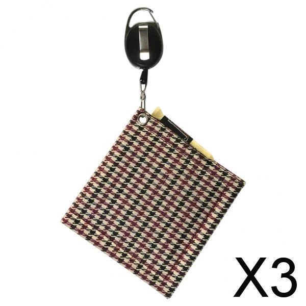 3X Nettoyant Doux Pour Serviettes De Nettoyage Pour Balles De Golf Square Golf