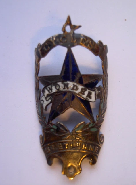PLAQUE ÉMAILLLÉE DE Velo Cycles CONTINENTAL Old Enameled Bike Head Badge Vintage EUR 20,00 - FR