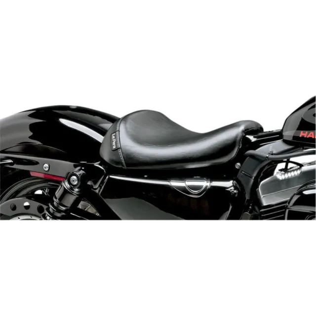 Le Pera LK-006 Smooth Black Solo Driver Seat Harley Sportster XL1200X/V 10-17